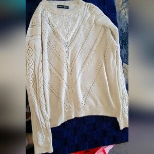 Beige Knit Sweater